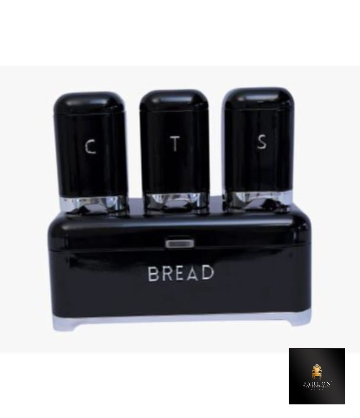 FHC Bread Bin with Tea, Coffee and Sugar Canister