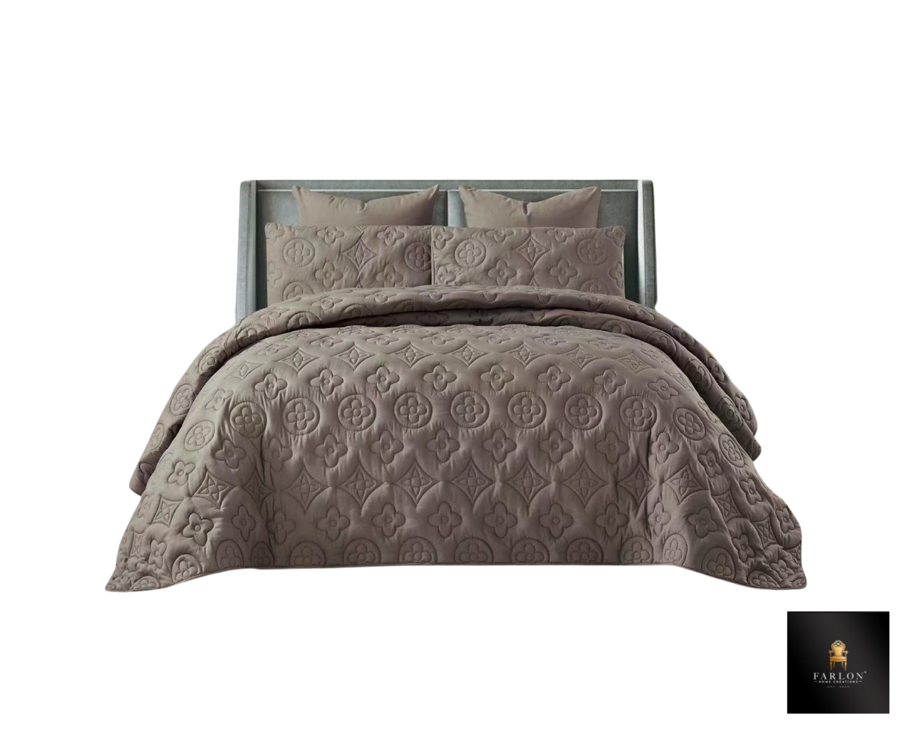 FHC Luxury Brown Quilt - Super King