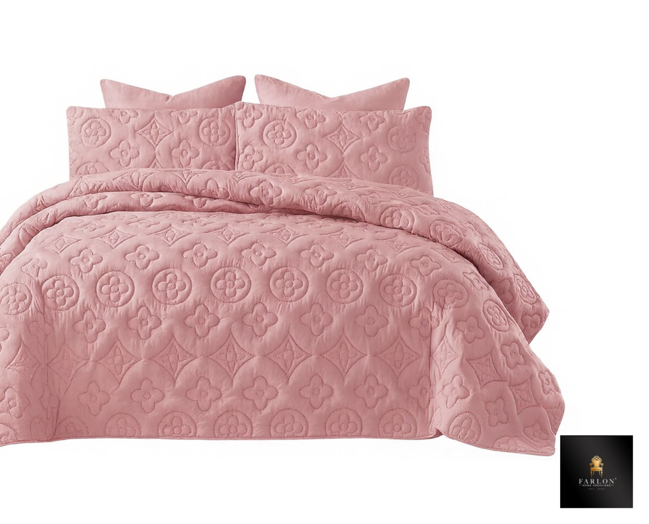 FHC Luxury Pink Quilt - Super King