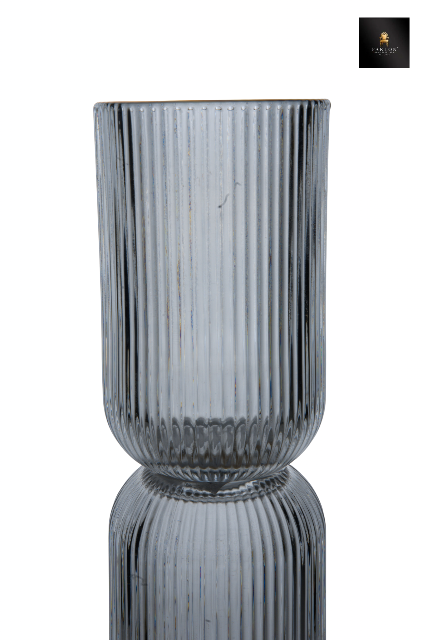 FHC Ribbed Drinking Glass Set 6 Piece