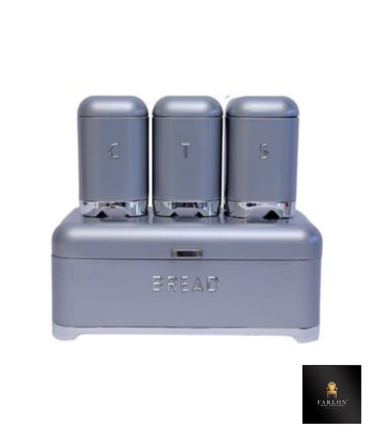 FHC Bread Bin with Tea, Coffee and Sugar Canister