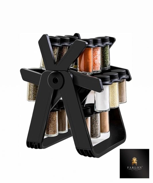 FHC 18 Piece Rotating Spice Rack