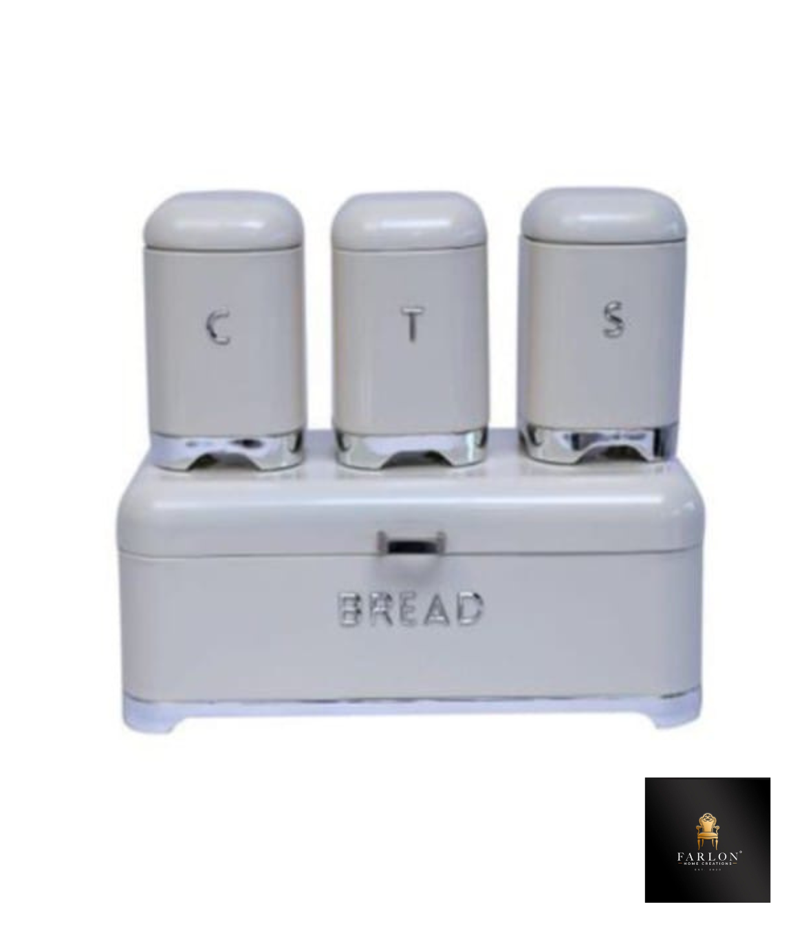 FHC Bread Bin with Tea, Coffee and Sugar Canister