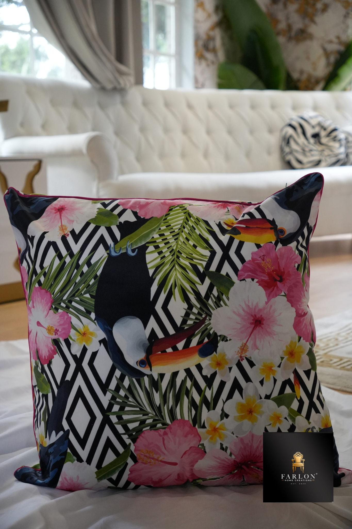 FHC Floral Scatter Cushion