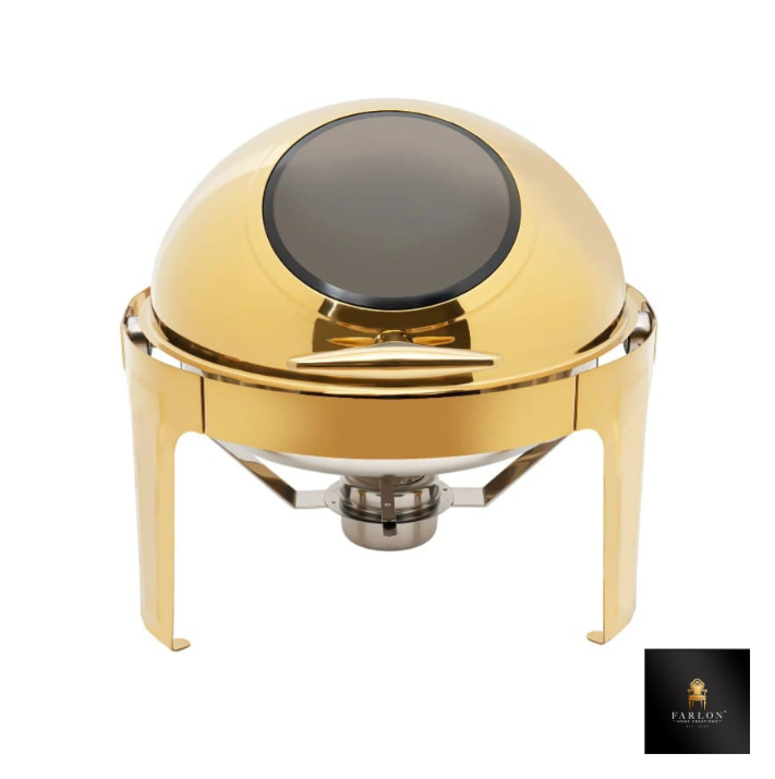 FHC Gold Rounded Chaffing Dish