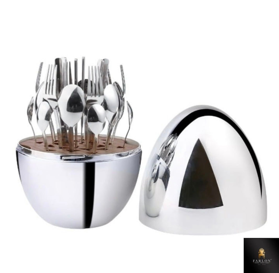 FHC Egg  Style 24 Piece Cutlery Set