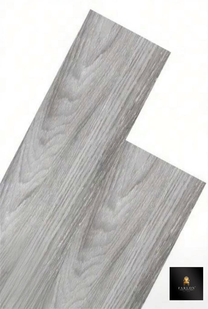 FHC Grey Oak Vinyl Flooring 10 pieces