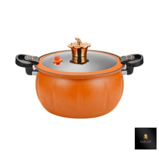 FHC Creative Pumpkin Shape Micro Pressure Cooker Soup Pot