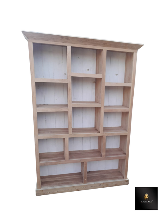 FHC Multi-Compartment Pinewood Oregon Bookshelf