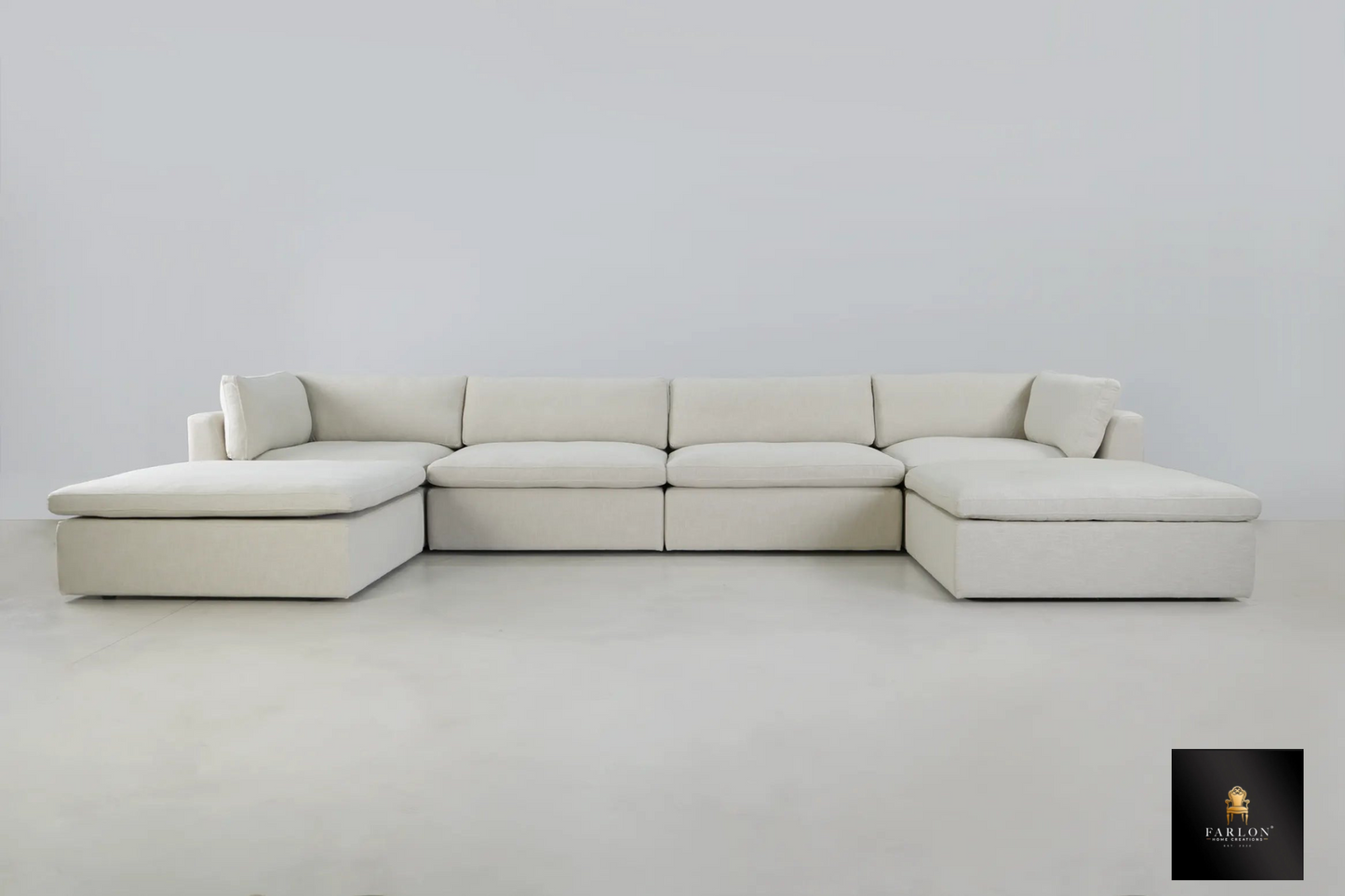 FHC 4 Seater U-shape Modular Sectional Sofa