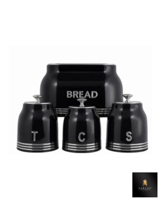 FHC Bread Bin with Tea, Coffee and Sugar Canister