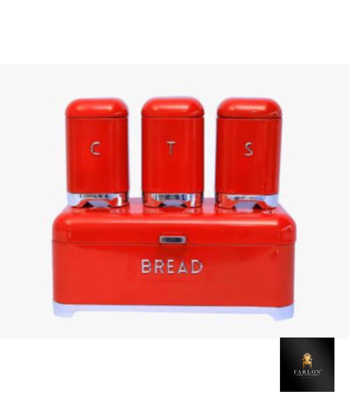 FHC Bread Bin with Tea, Coffee and Sugar Canister