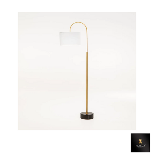 FHC GOLD METAL FLOOR LAMP