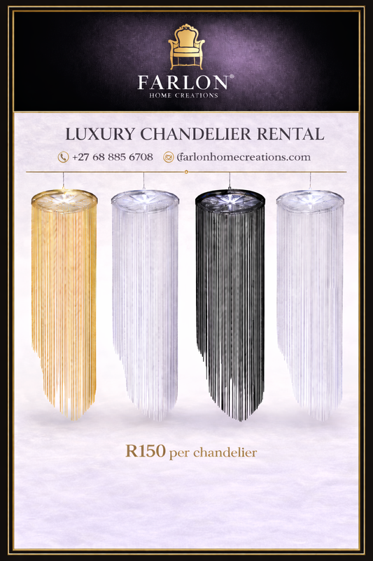 FHC LUXURY CHANDELIER FOR HIRE
