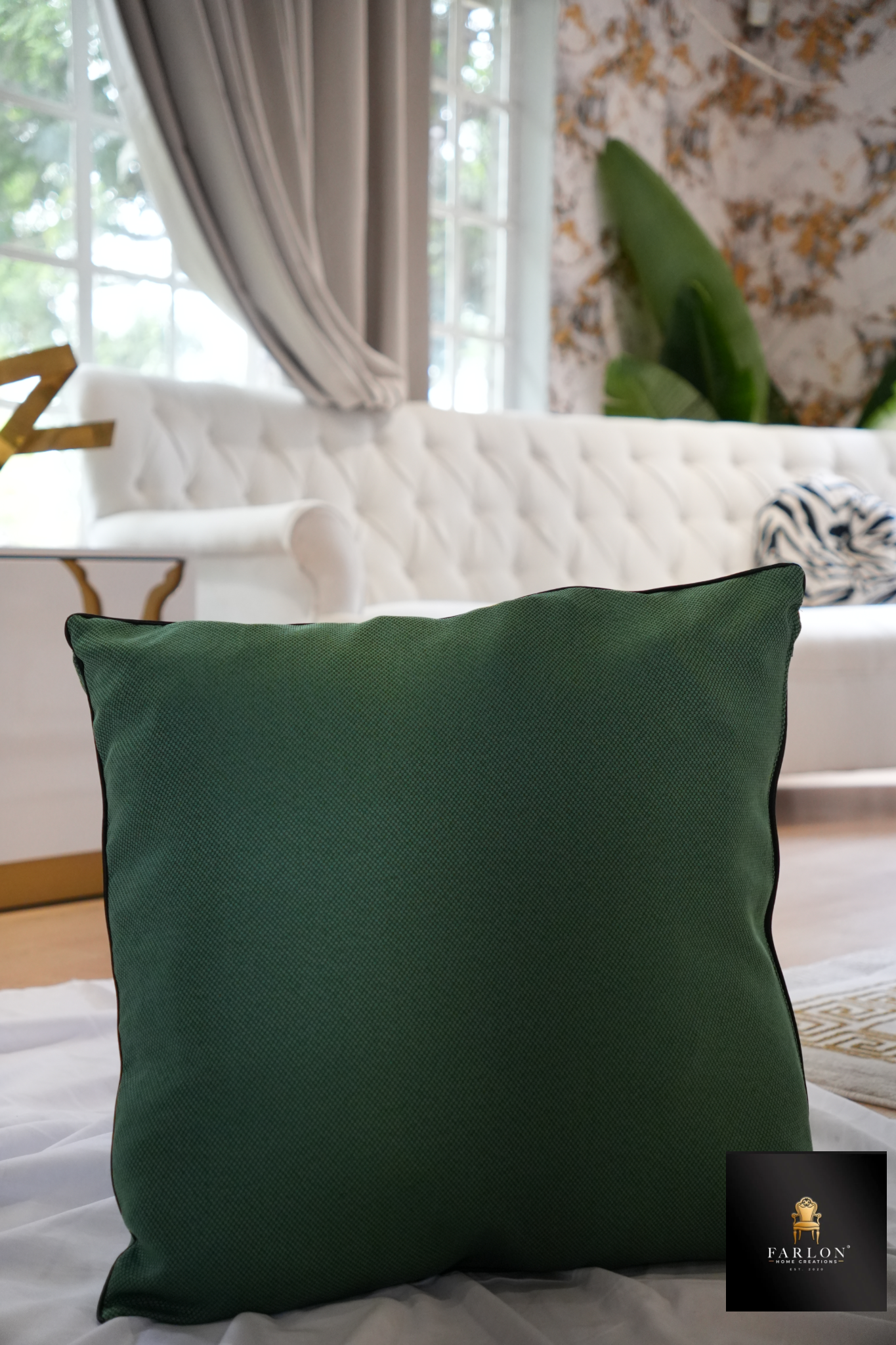 FHC Emerald Green Scatter Cushion