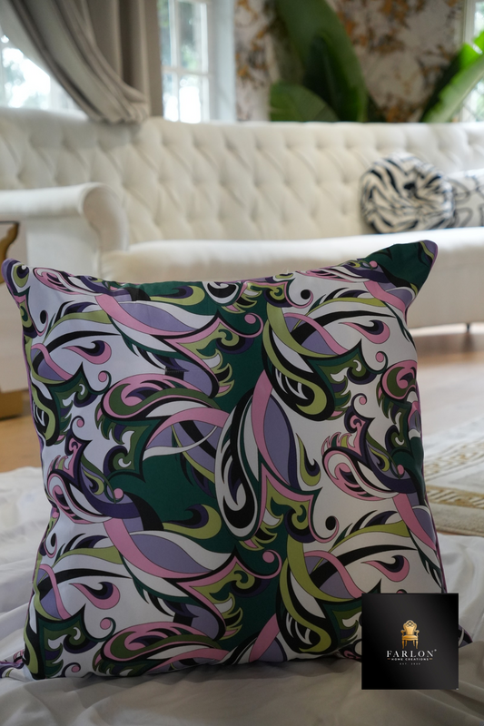 FHC Pastel Flourish Decorative Scatter Cushion