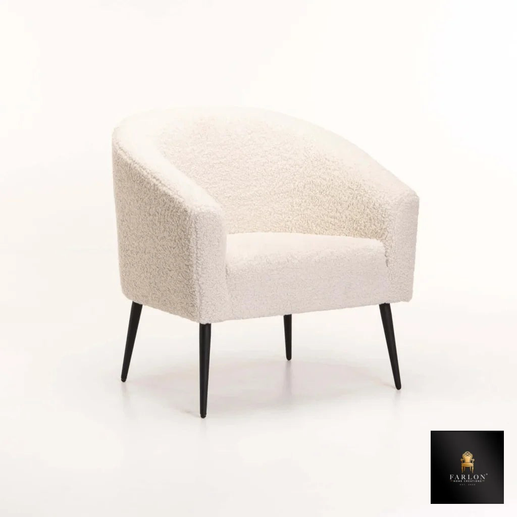 FHC Modern Bouclé Accent Chair
