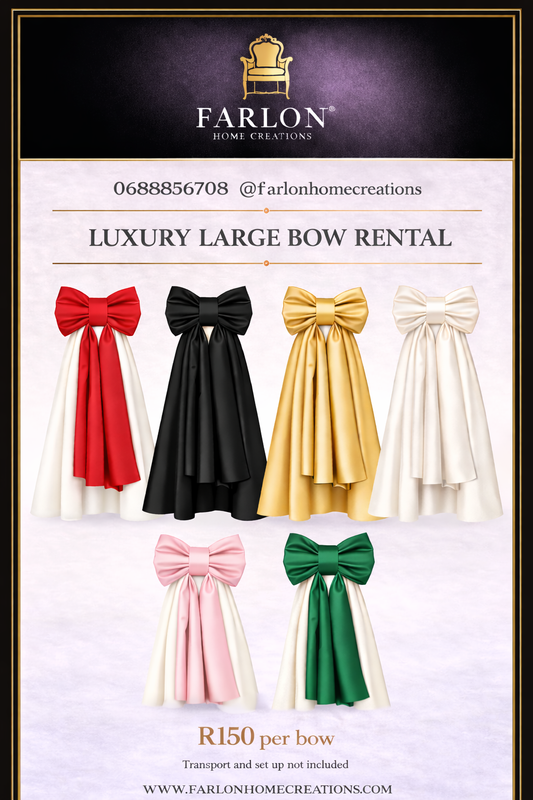 FHC LUXURY BIG BOW FOR HIRE
