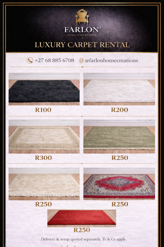 FHC LUXURY CARPETS FOR HIRE