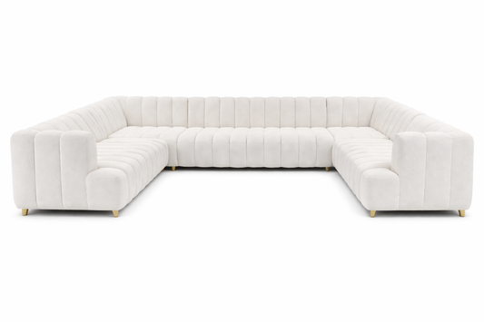 FHC STUNNING U SHAPED LUXURY COUCH FOR HIRE