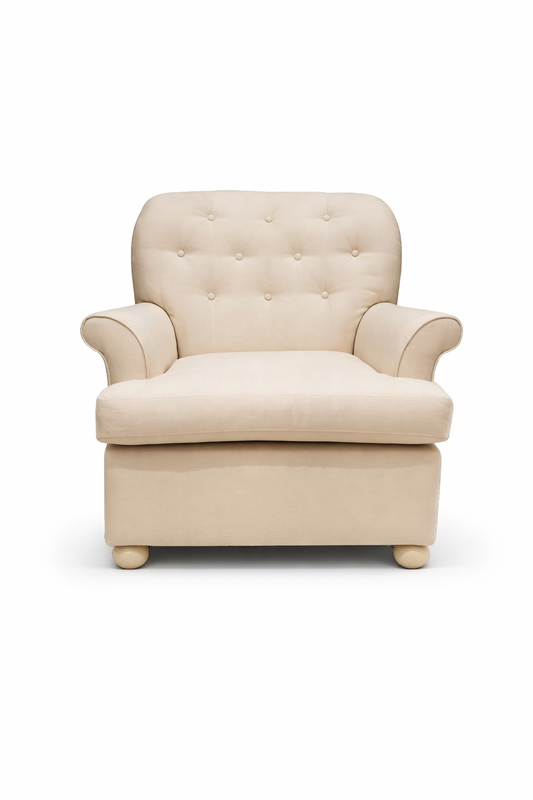 FHC Classic Button-Tufted Armchair For Hire