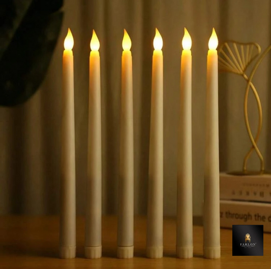 FHC LED Flameless Flaux Candles – Set of 6