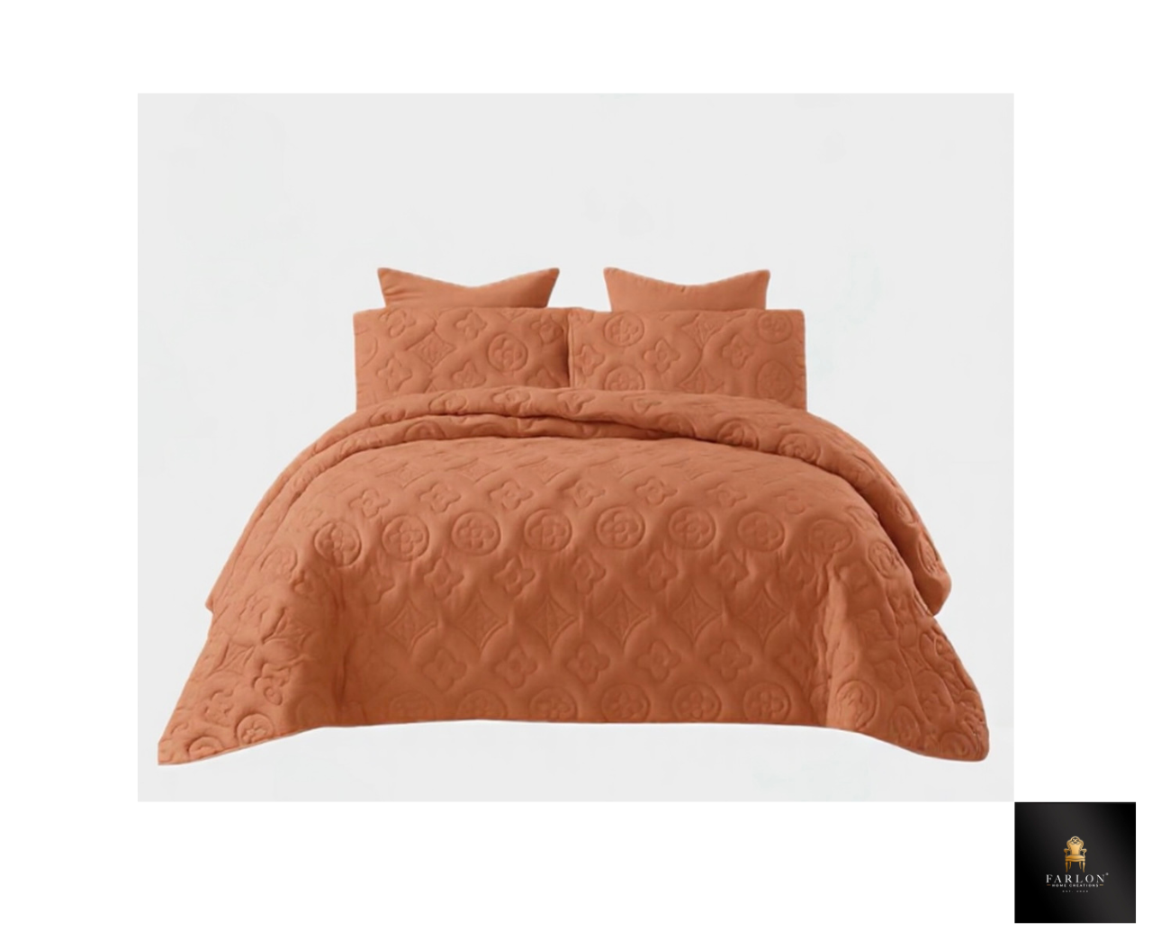 FHC Luxury Orange Quilt - Super King