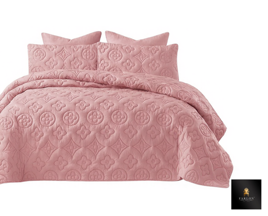 FHC Luxury Pink Quilt - Super King
