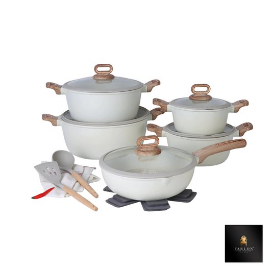 FHC 10 Piece Non-stick Kitchen Pot Cookware Set