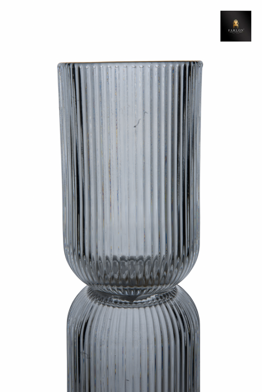 FHC Ribbed Drinking Glass Set 6 Piece