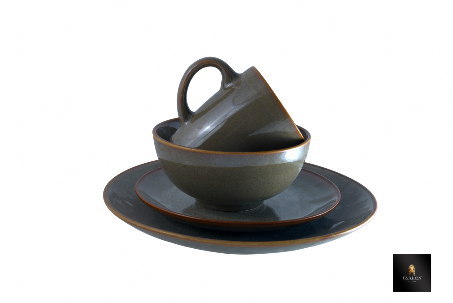 FHC Stoneware Dining Set (16-Piece Set)